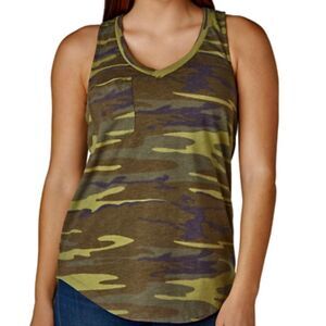 Member’sMark women’s everyday pocket tank top camouflage size small